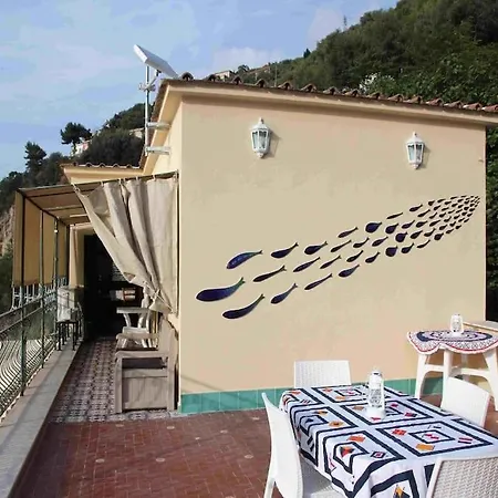 A House On Sea Like A Ship Daire Vico Equense